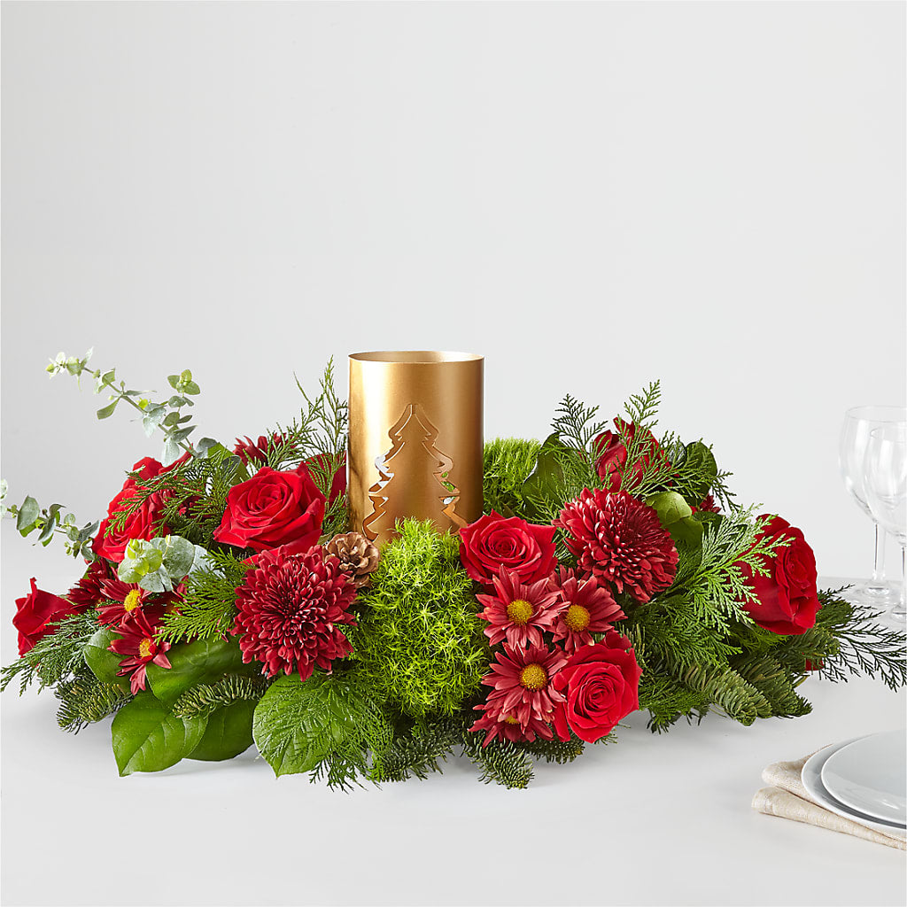 Toast the Season Centerpiece – SHASTA DAISY'S FLORIST & BOUTIQUE, Mobile AL