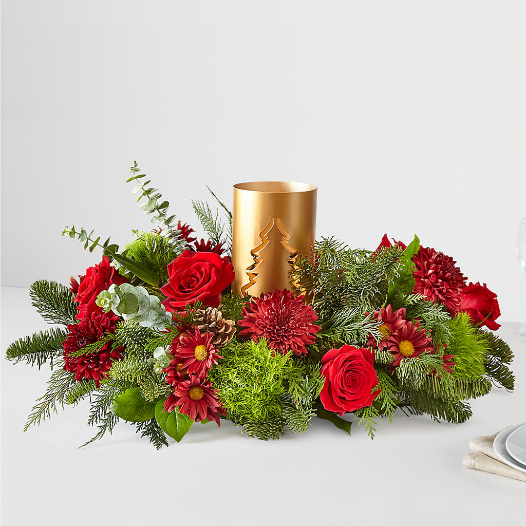 Toast the Season Centerpiece – SHASTA DAISY'S FLORIST & BOUTIQUE, Mobile AL