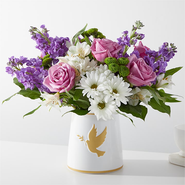 Garden of Peace Bouquet – SHASTA DAISY'S FLORIST & BOUTIQUE, Mobile AL