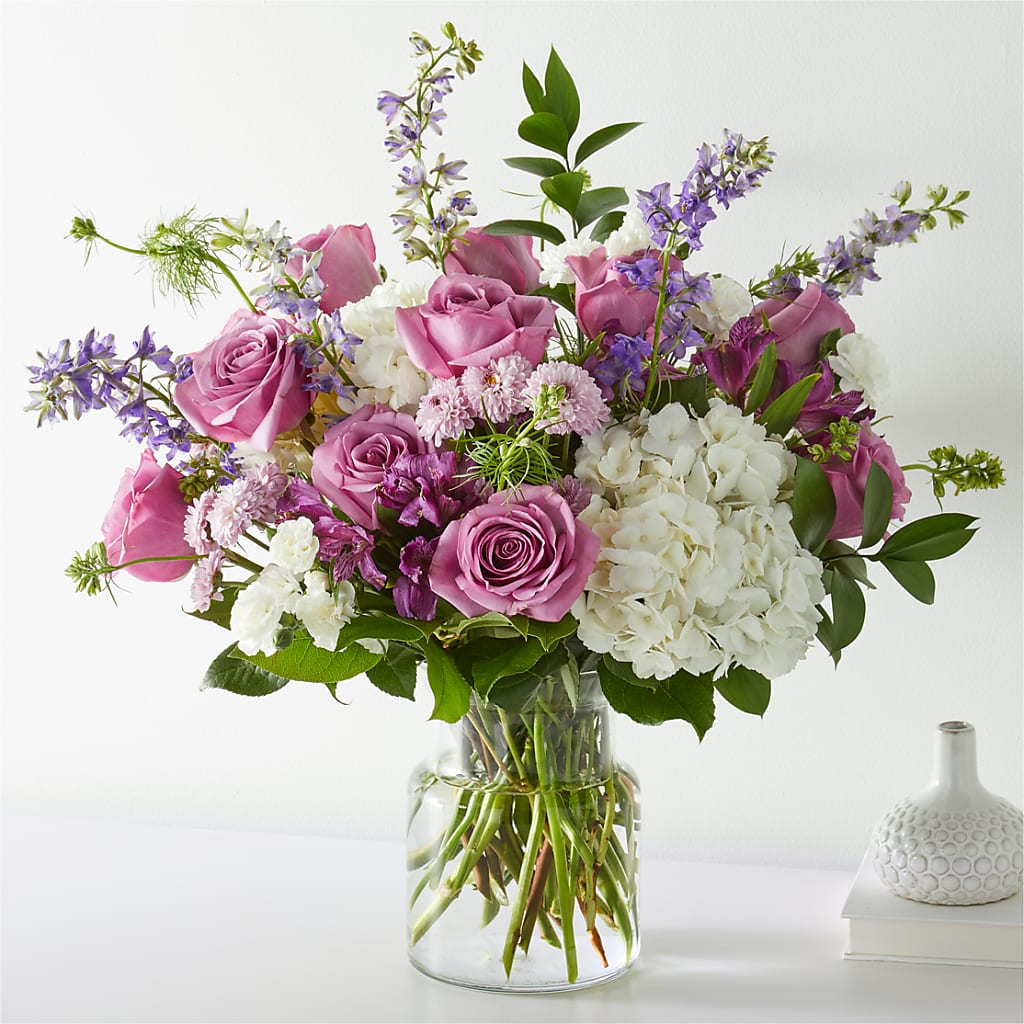 Violet Caress Bouquet – SHASTA DAISY'S FLORIST & BOUTIQUE, Mobile AL