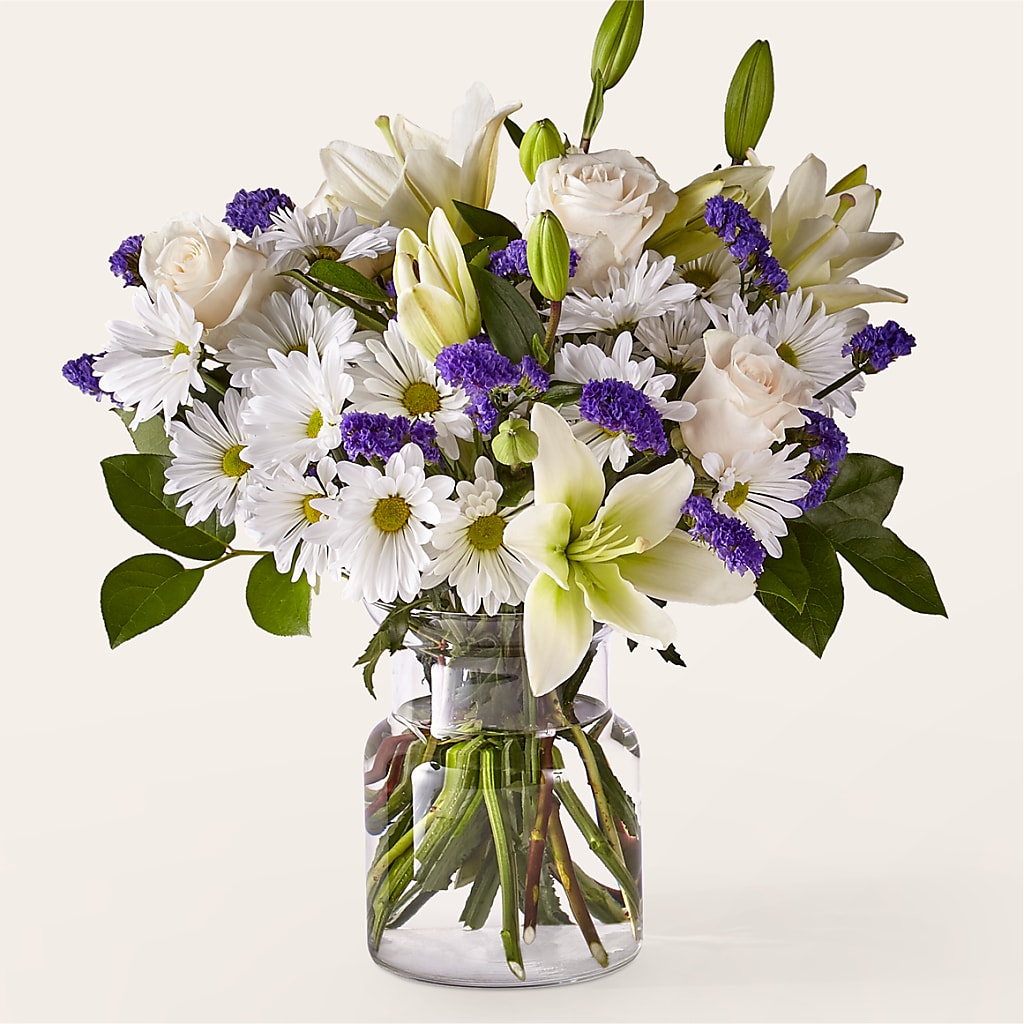 Beyond Blue Bouquet – SHASTA DAISY'S FLORIST & BOUTIQUE, Mobile AL