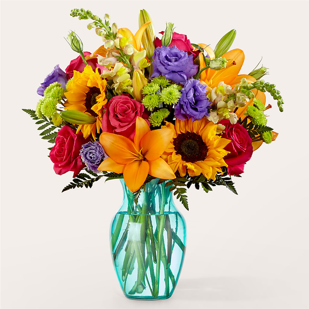 Double Rainbow Bouquet – SHASTA DAISY'S FLORIST & BOUTIQUE, Mobile AL