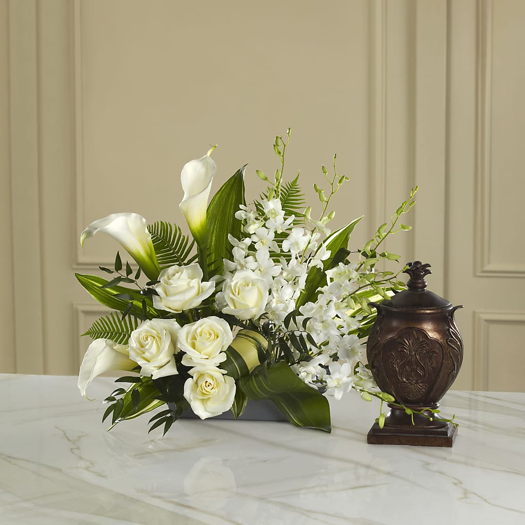 At Peace Arrangement – SHASTA DAISY'S FLORIST & BOUTIQUE, Mobile AL
