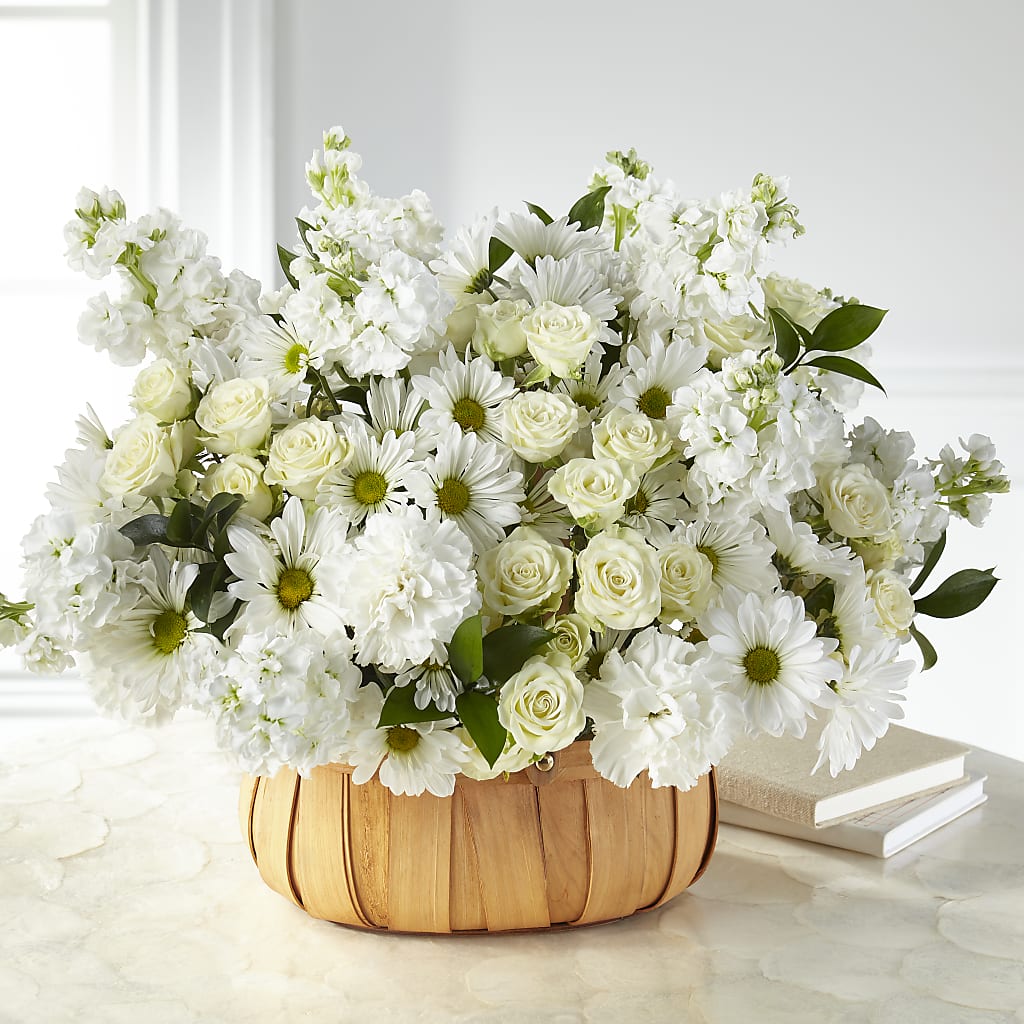 Graceful Garden Basket – SHASTA DAISY'S FLORIST & BOUTIQUE, Mobile AL