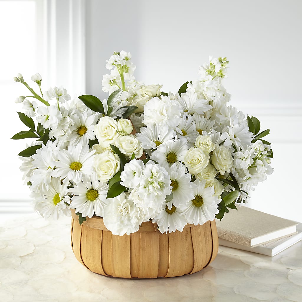 Graceful Garden Basket – SHASTA DAISY'S FLORIST & BOUTIQUE, Mobile AL