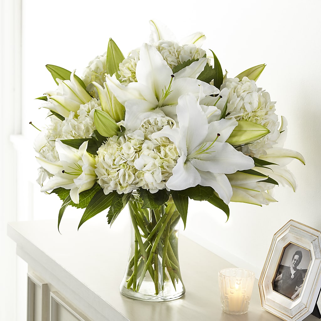 Compassionate Lily Bouquet – SHASTA DAISY'S FLORIST & BOUTIQUE, Mobile AL