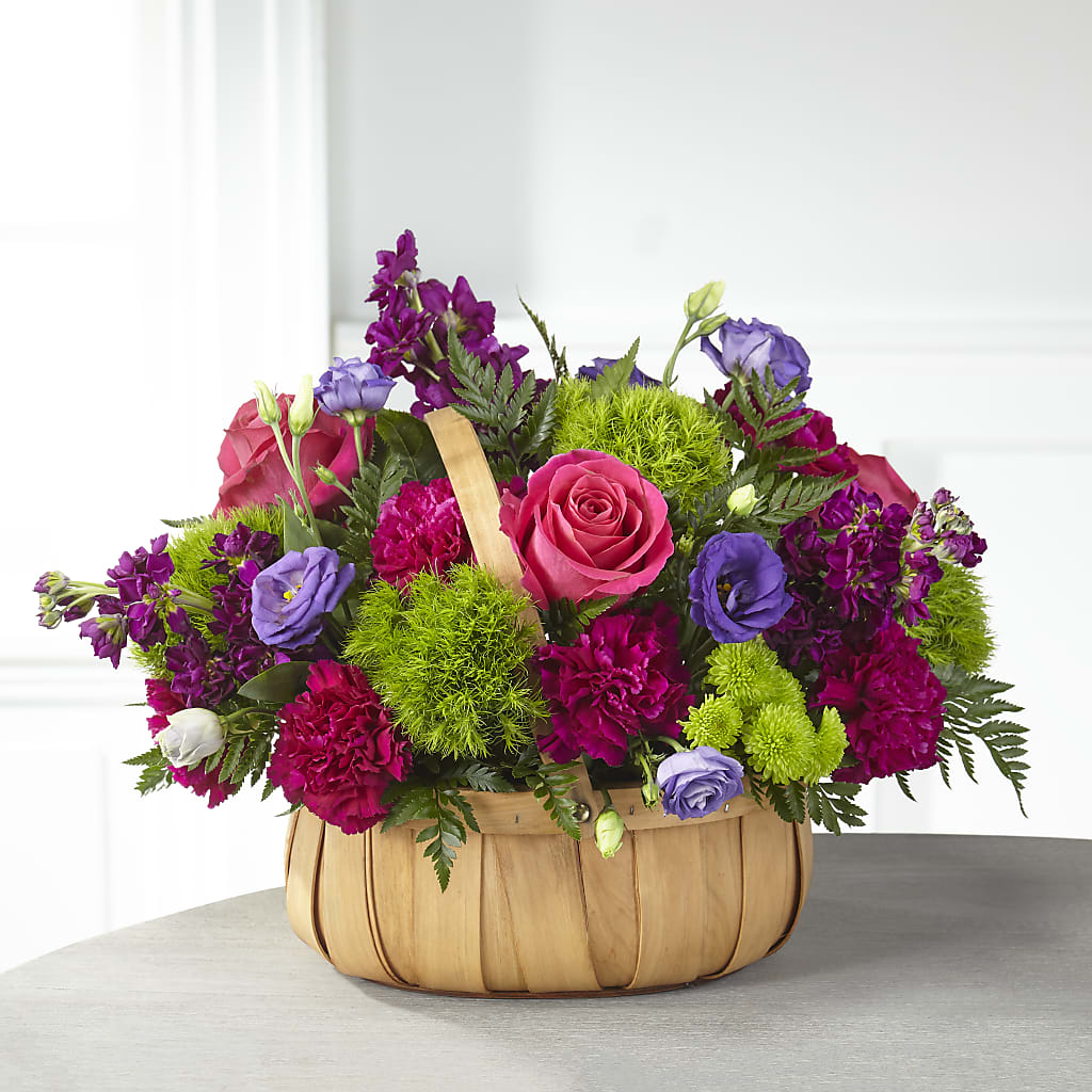 Serene Sanctuary Basket – SHASTA DAISY'S FLORIST & BOUTIQUE, Mobile AL