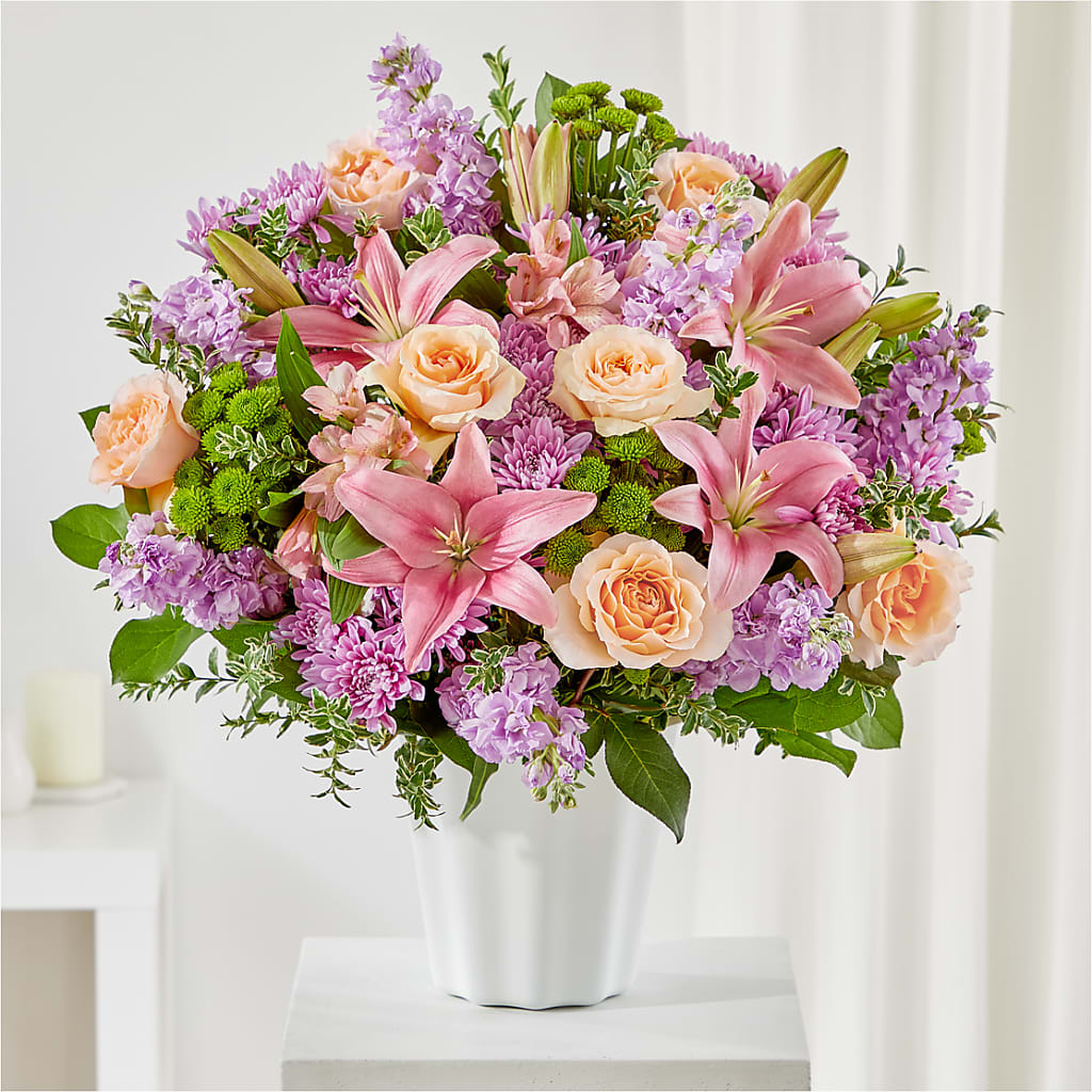 Supportive Embrace Tabletop Basket – SHASTA DAISY'S FLORIST & BOUTIQUE, Mobile AL