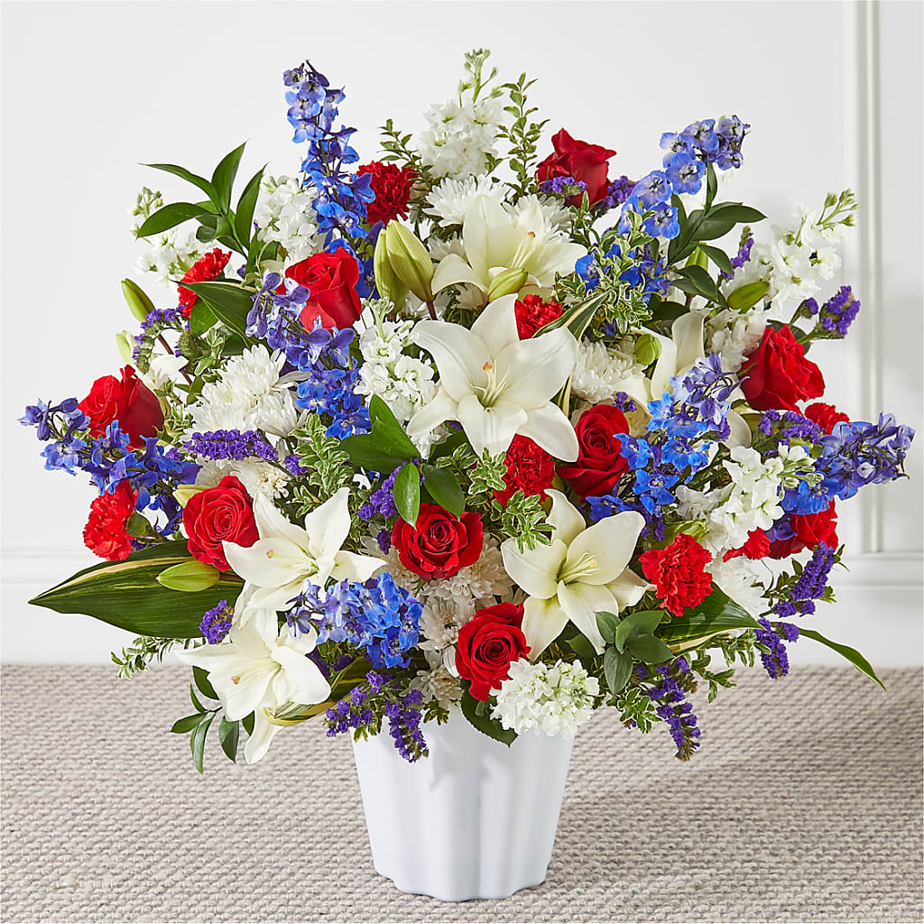 Consoled Floor Basket – SHASTA DAISY'S FLORIST & BOUTIQUE, Mobile AL