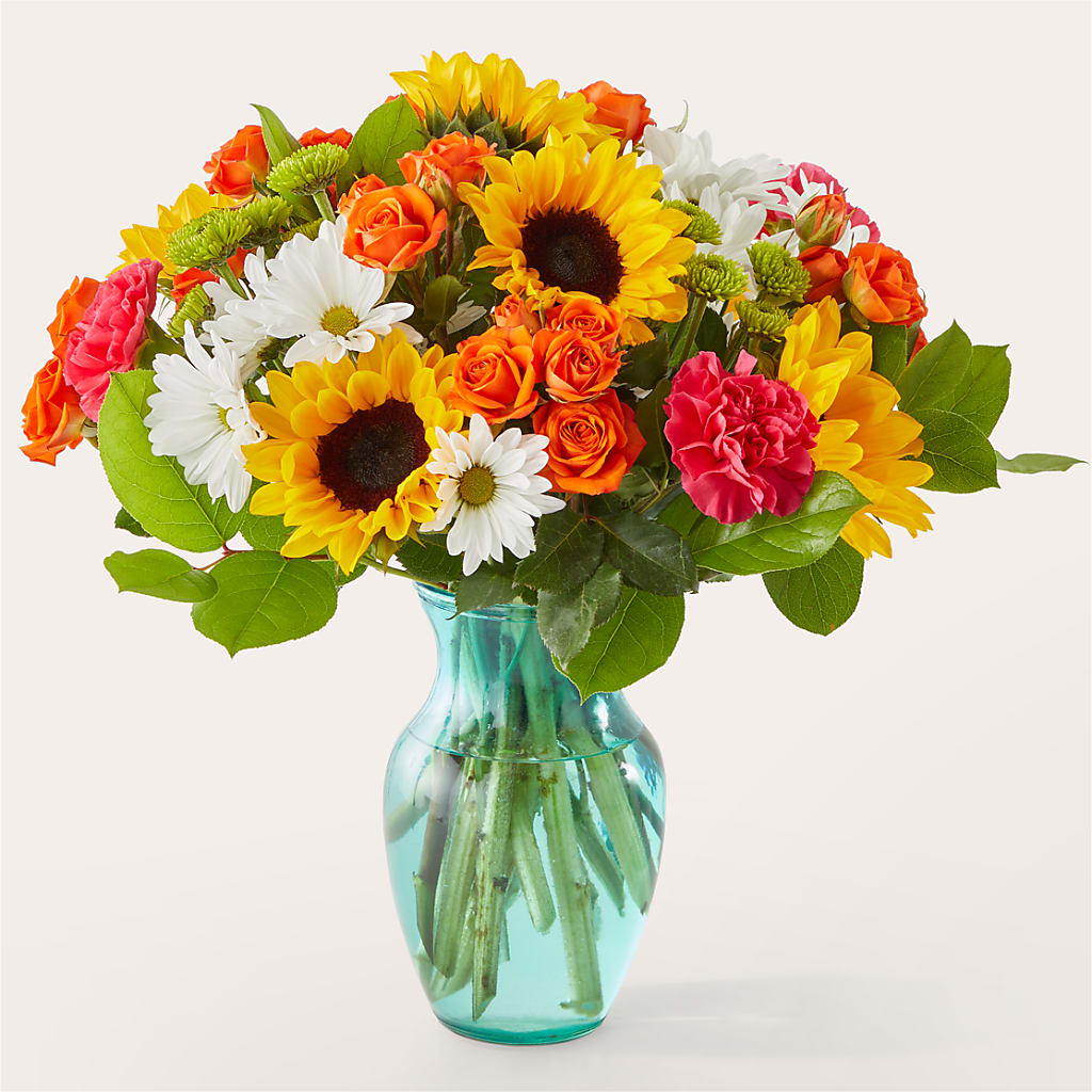 Sun-drenched Blooms Bouquet – SHASTA DAISY'S FLORIST & BOUTIQUE, Mobile AL
