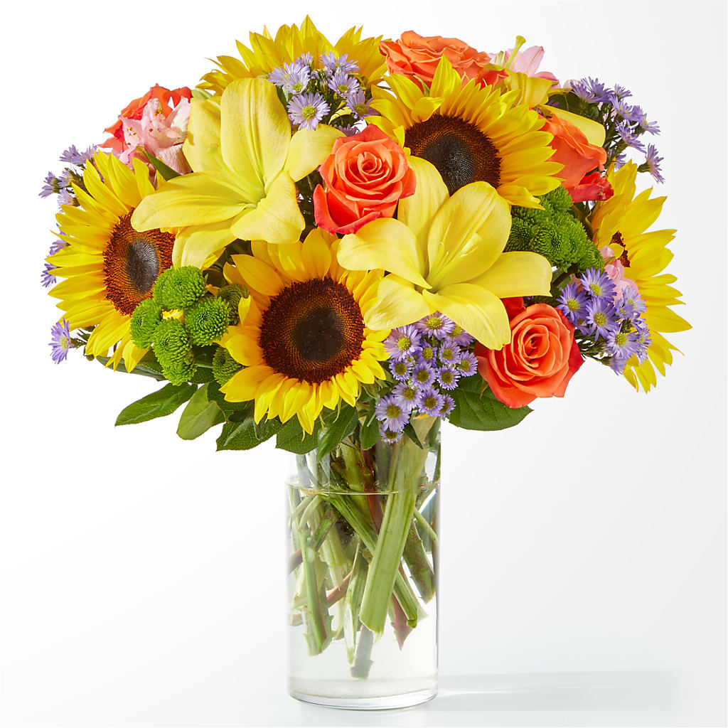 Basking in the Glow Bouquet – SHASTA DAISY'S FLORIST & BOUTIQUE, Mobile AL