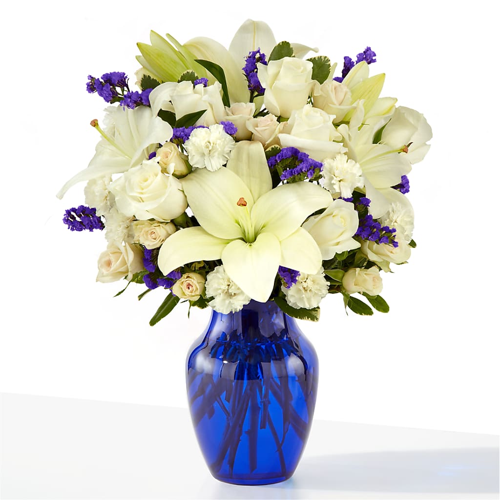 Sapphire Rush Bouquet – SHASTA DAISY'S FLORIST & BOUTIQUE, Mobile AL