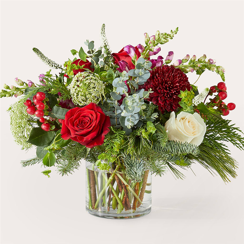 Cranberry Fizz Bouquet – SHASTA DAISY'S FLORIST & BOUTIQUE, Mobile AL