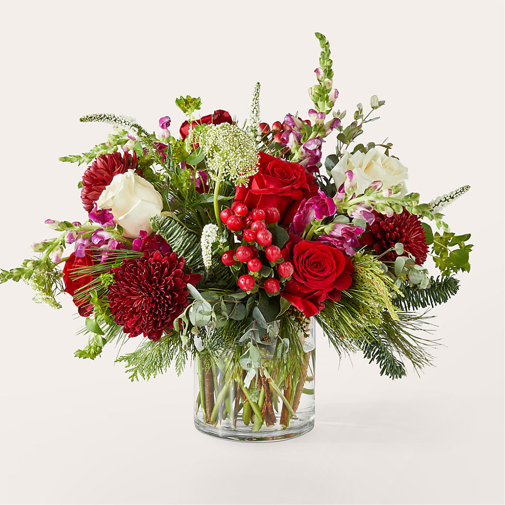 Cranberry Fizz Bouquet – SHASTA DAISY'S FLORIST & BOUTIQUE, Mobile AL