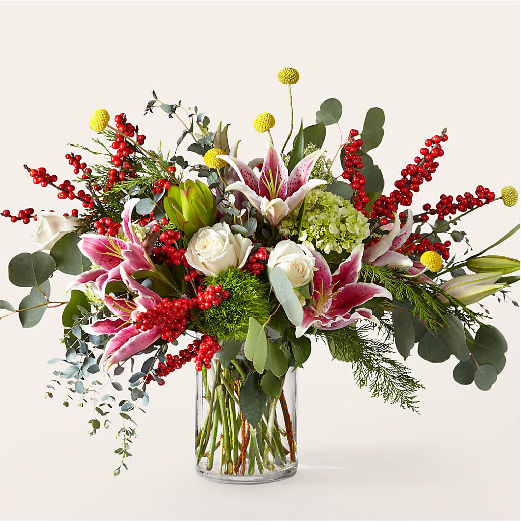 Berry & Bright Bouquet – SHASTA DAISY'S FLORIST & BOUTIQUE, Mobile AL