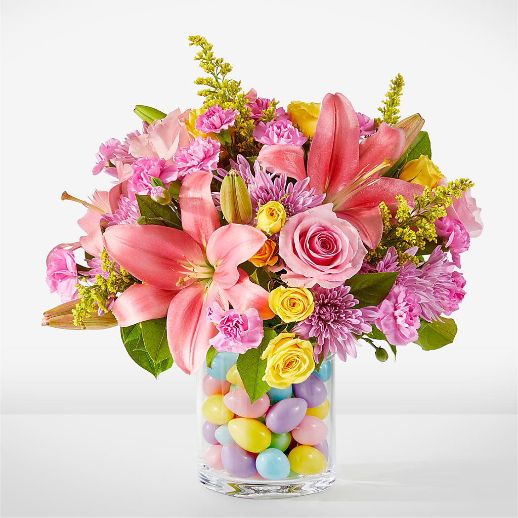 Easter Egg Hunt Bouquet – SHASTA DAISY'S FLORIST & BOUTIQUE, Mobile AL