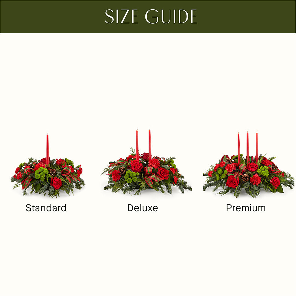 By the Candlelight Centerpiece – SHASTA DAISY'S FLORIST & BOUTIQUE, Mobile AL