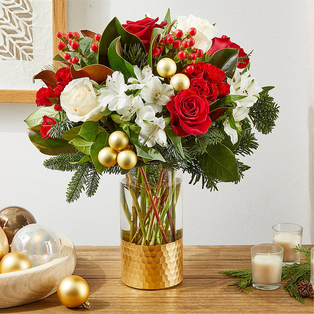 Joy & Jolly Bouquet – SHASTA DAISY'S FLORIST & BOUTIQUE, Mobile AL
