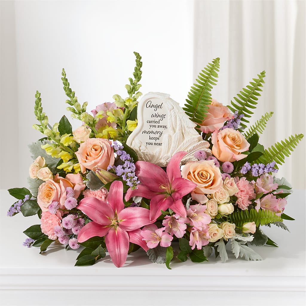 Gentle Light Arrangement – SHASTA DAISY'S FLORIST & BOUTIQUE, Mobile AL