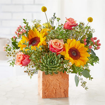 Sunflower Season Bouquet – SHASTA DAISY'S FLORIST & BOUTIQUE, Mobile AL
