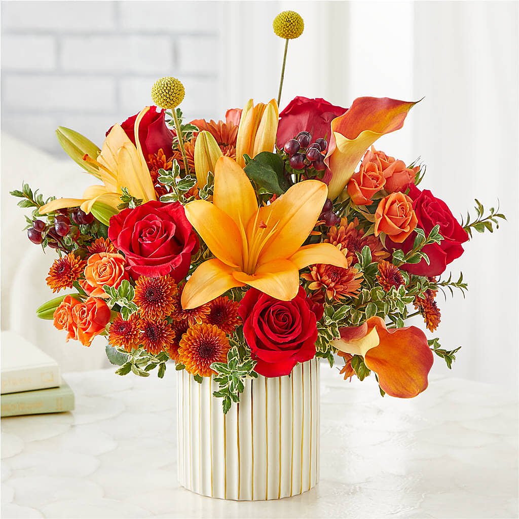 Scarlet Skies Bouquet – SHASTA DAISY'S FLORIST & BOUTIQUE, Mobile AL