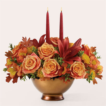 Harvest Table Centerpiece – SHASTA DAISY'S FLORIST & BOUTIQUE, Mobile AL