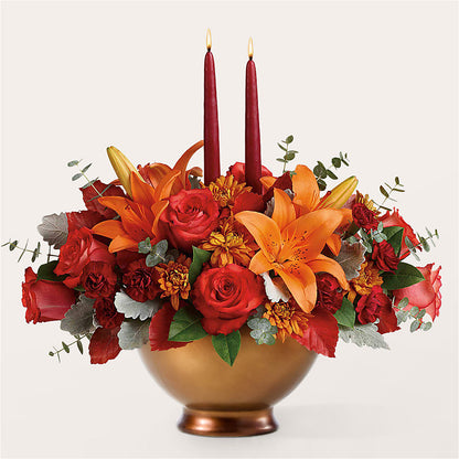Fruits of Fall Centerpiece – SHASTA DAISY'S FLORIST & BOUTIQUE, Mobile AL
