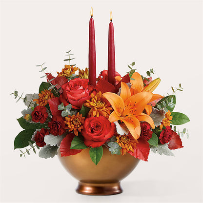 Fruits of Fall Centerpiece – SHASTA DAISY'S FLORIST & BOUTIQUE, Mobile AL