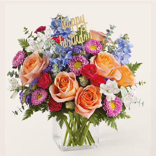 Birthday Bash Bouquet – SHASTA DAISY'S FLORIST & BOUTIQUE, Mobile AL