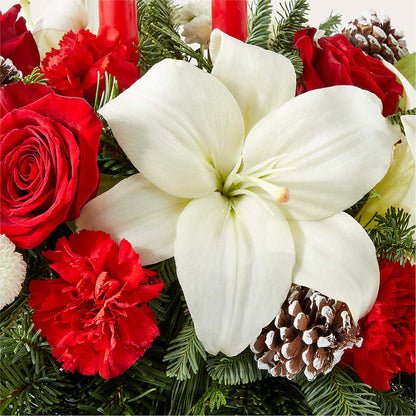 Seasonal Festivities Centerpiece – SHASTA DAISY'S FLORIST & BOUTIQUE, Mobile AL