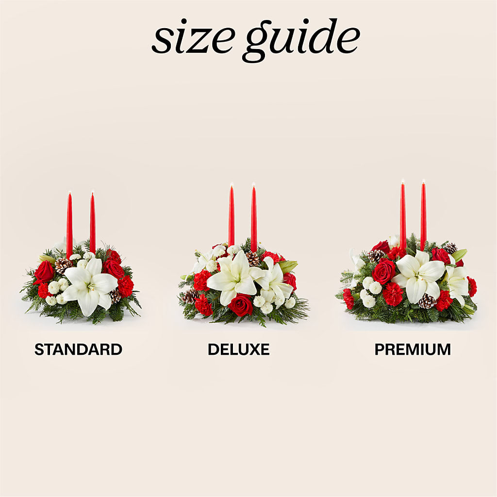 Seasonal Festivities Centerpiece – SHASTA DAISY'S FLORIST & BOUTIQUE, Mobile AL