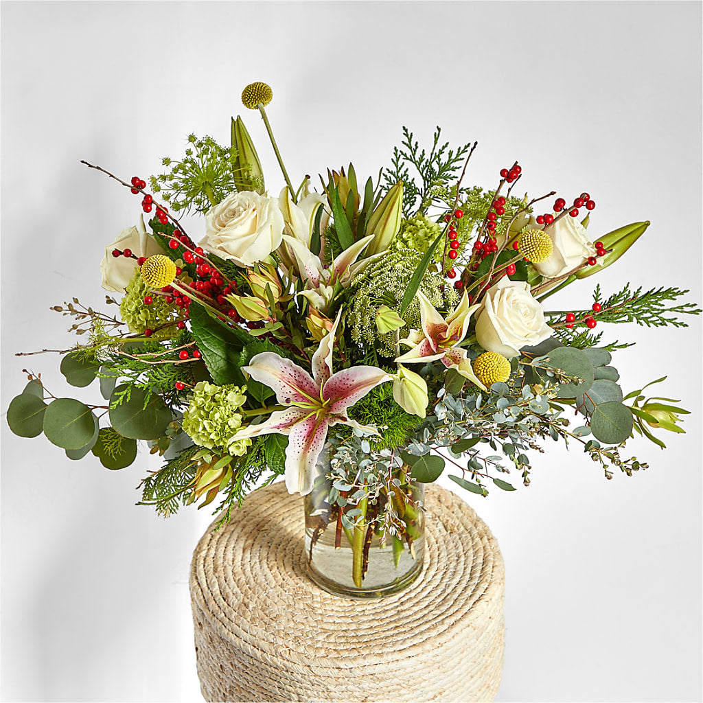 Berry & Bright Bouquet – SHASTA DAISY'S FLORIST & BOUTIQUE, Mobile AL